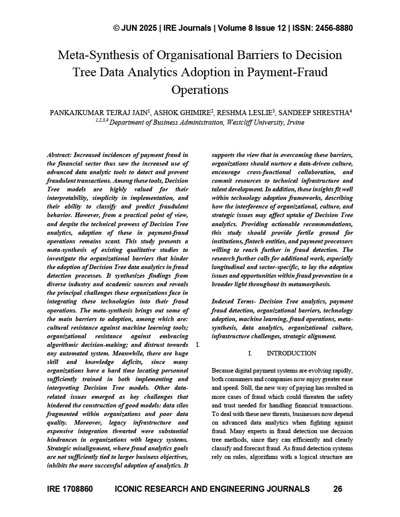 Meta-Synthesis of Organisational Barriers
